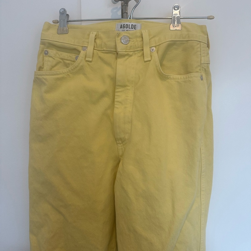 AGOLDE Women’s Yellow Denim